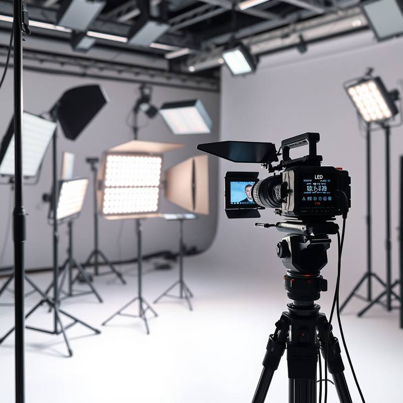 Equipo de iluminación LED para producción de video